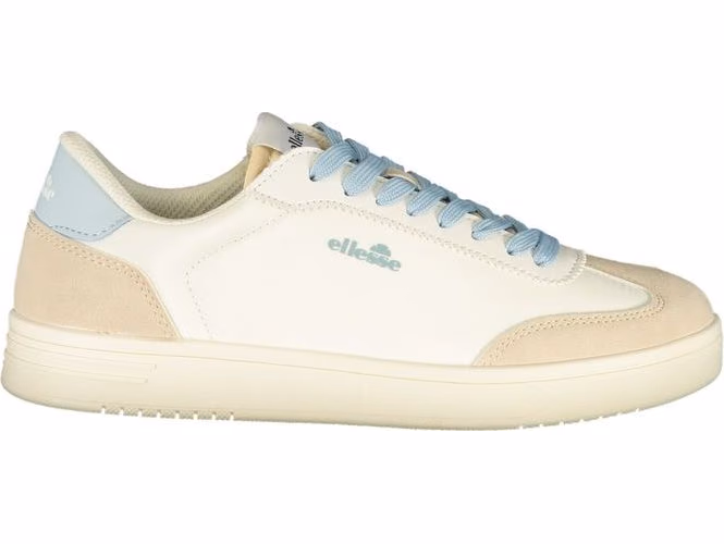 Ellesse White Polyurethane Women Sneaker