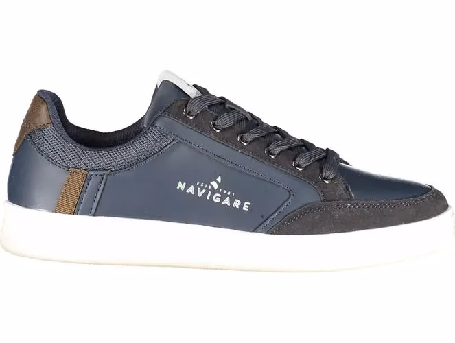 Navigare Blue Polyester Men Sneaker