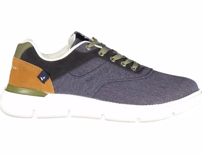 Navigare Blue Polyester Men Sneaker
