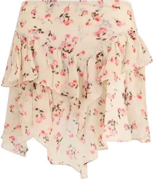 Isabel Marant Étoile Beige Viscose Mini Skirt