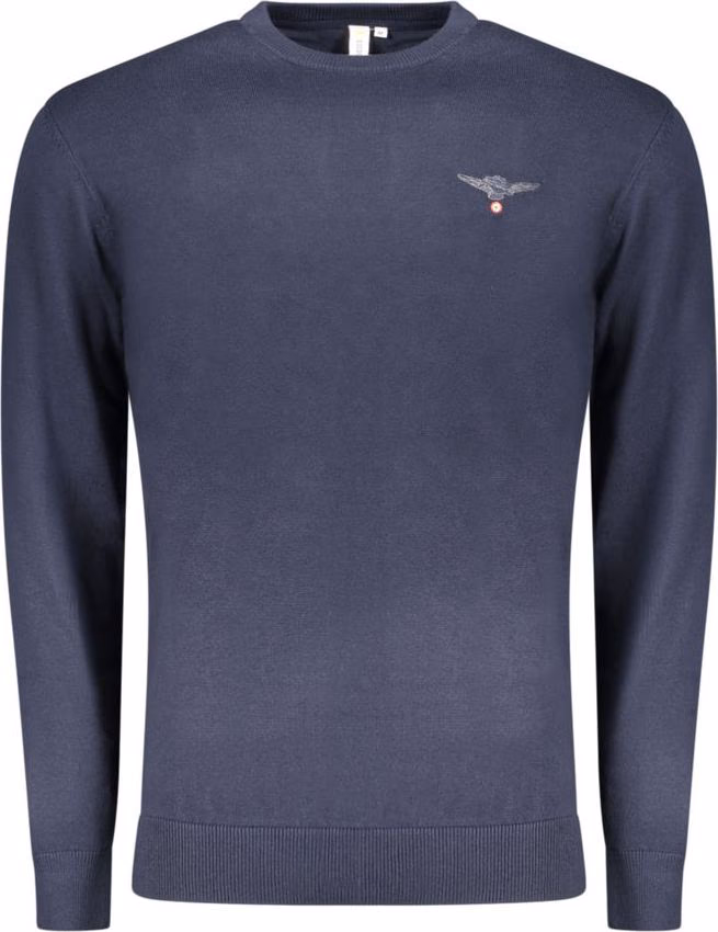 Accademia Militare Blu Cotton Men's Sweater