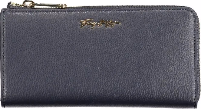 Tommy Hilfiger Blue Polyurethane Women Wallet