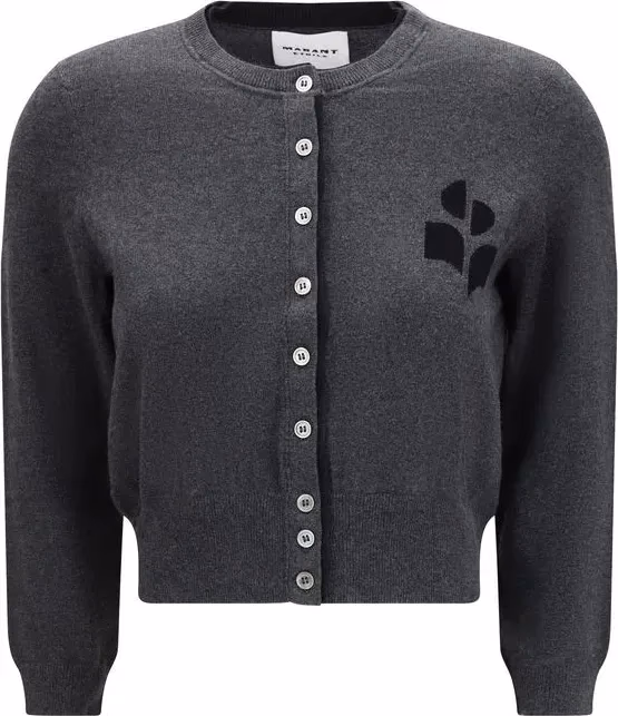 Isabel Marant Étoile Gray Cotton Cardigan