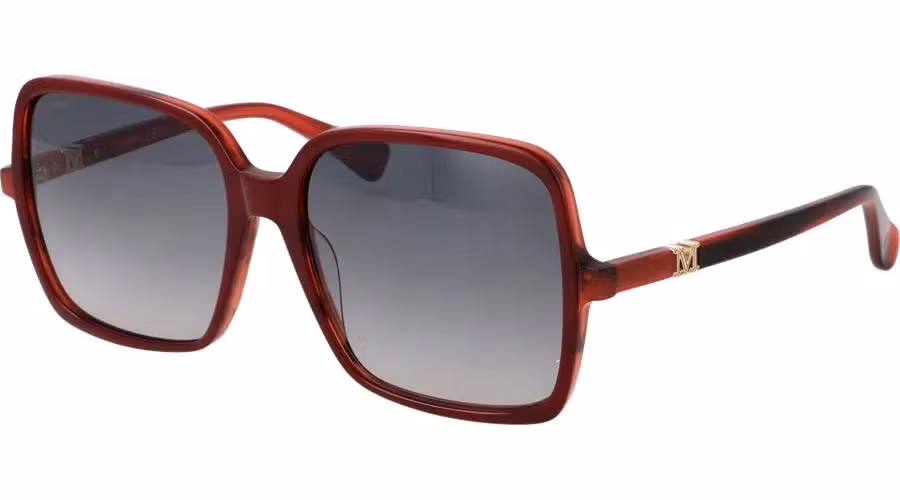 Max Mara Burgundy Acetate Sunglasses