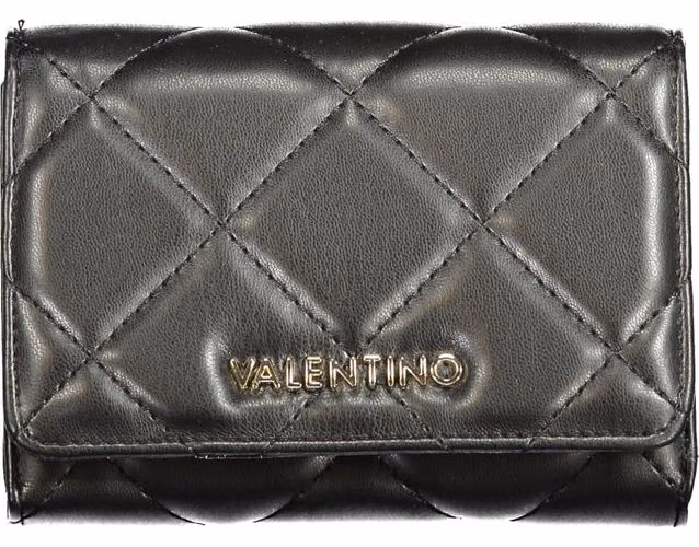 Mario Valentino Black Polyurethane Women's Wallet