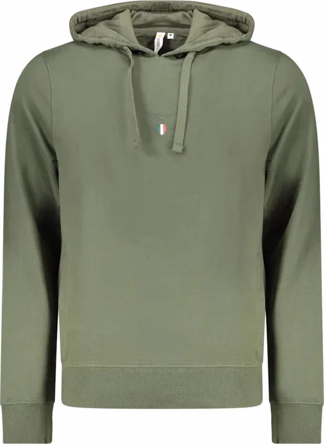 Accademia Militare Verde Cotton Men Hoodie