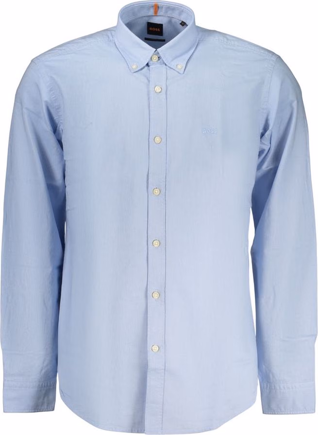Hugo Boss Azzurro Cotton Men Shirt