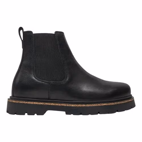 Birkenstock Black Leather Ankle Boots