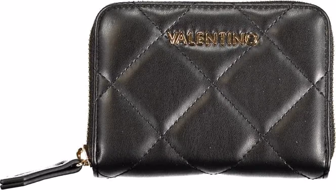 Mario Valentino Black Polyurethane Women's Wallet