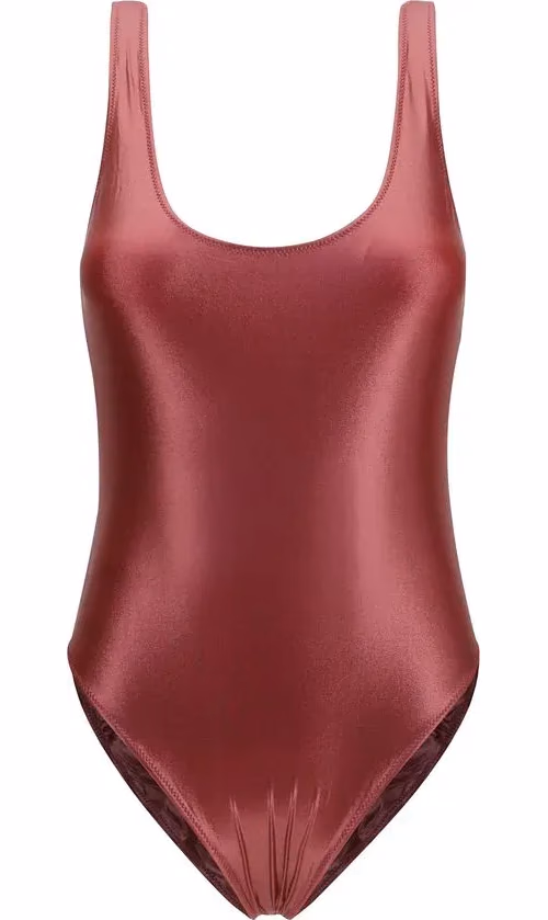 Kristina Ti Bordeaux Polyamide One-Piece Swimsuit