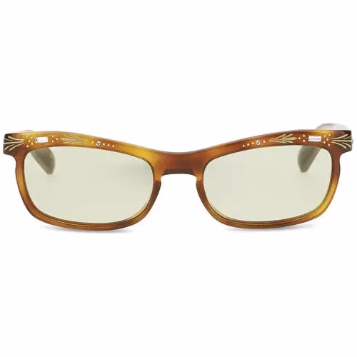Valentino Garavani Brown Acetate Sunglasses