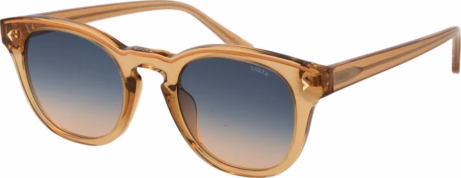 Lozza Beige Plastic Sunglasses