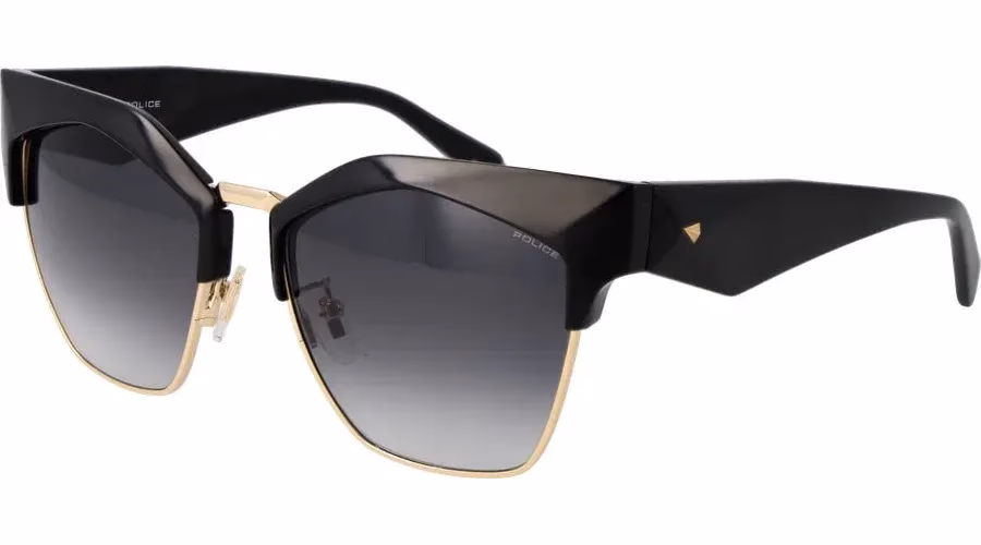 Police Black Plastic Sunglasses