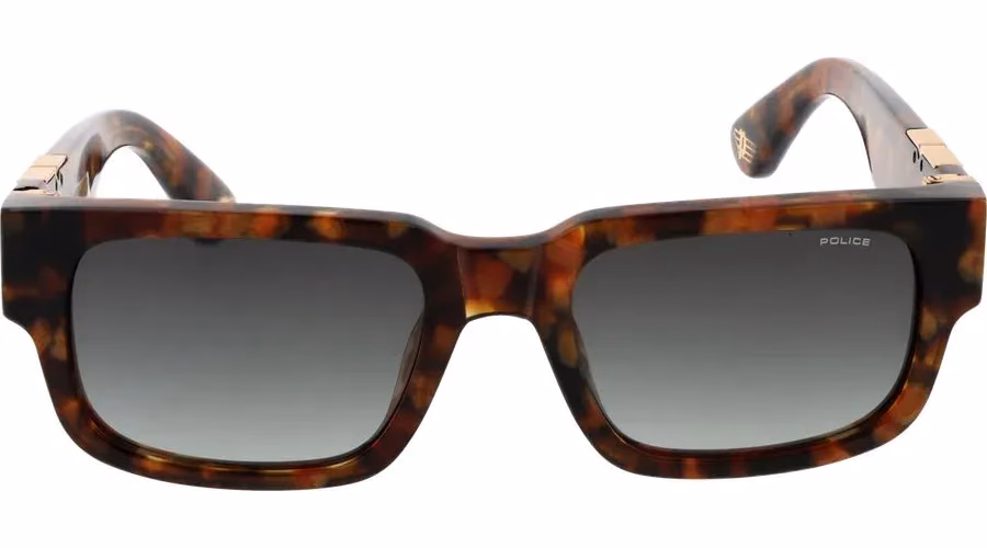 Police Brown Cellulose Acetate Sunglasses