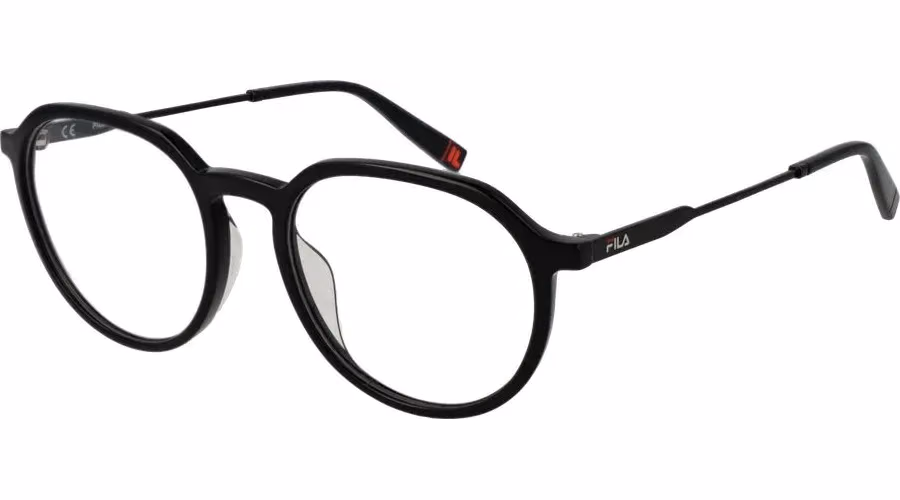Fila Black Stainless Steel Glasses (Frames)
