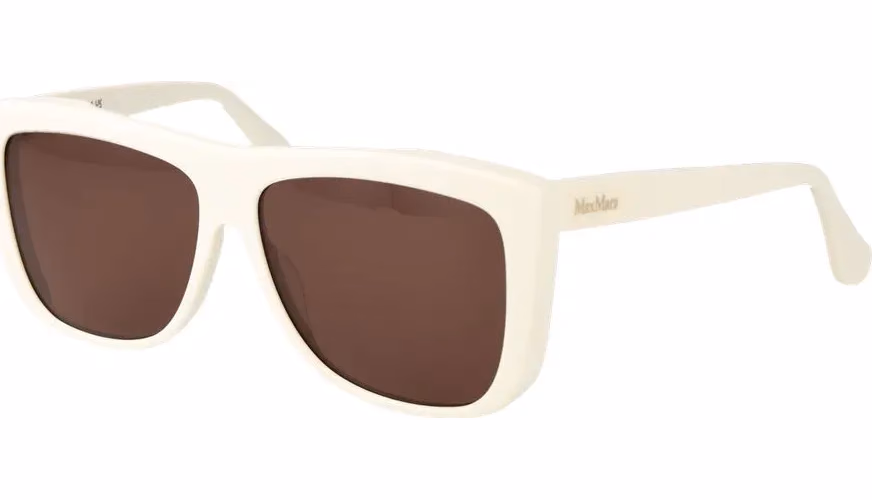 Max Mara White Acetate Sunglasses