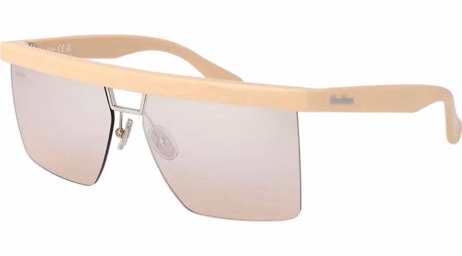 Max Mara Beige Plastic Sunglasses