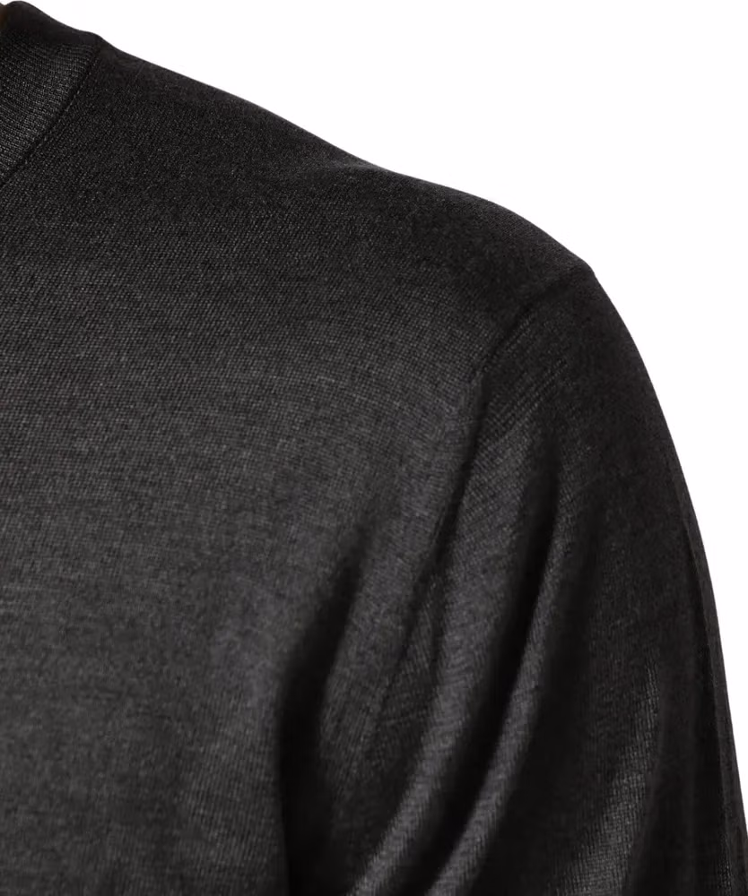 Dolce & Gabbana Gray Long Sleeves Crew Neck Pullover Sweater