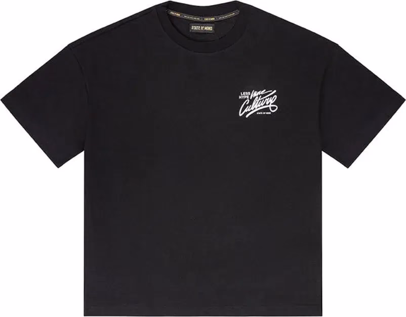 5TATE OF MIND Black Cotton T-Shirt