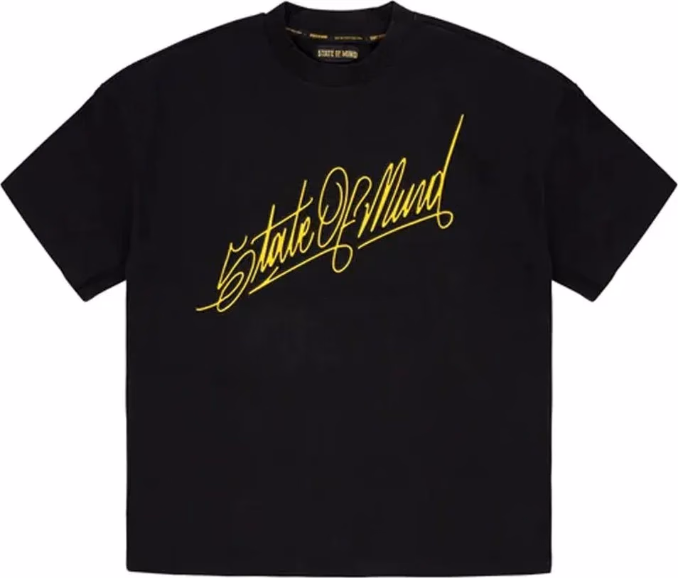 5TATE OF MIND Black Cotton T-Shirt