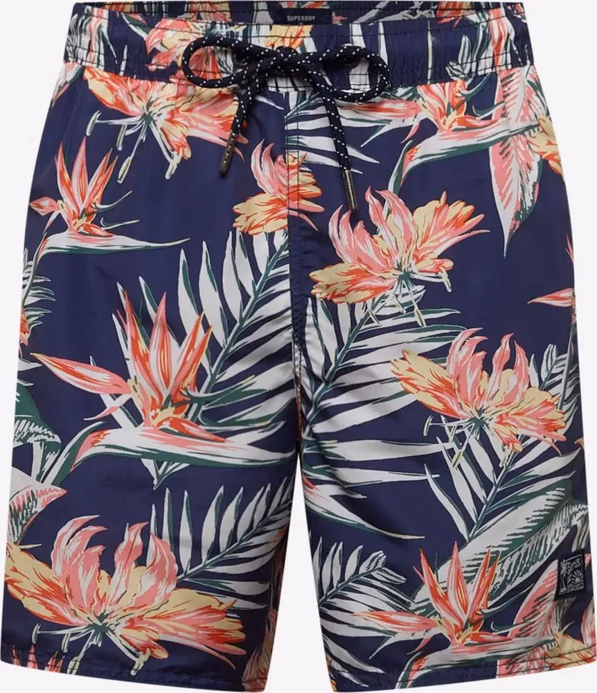 Superdry Blue Polyester Swim Shorts