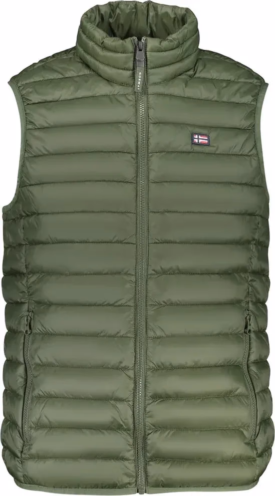 Norway 1963 Verde Polyester Men's Vest