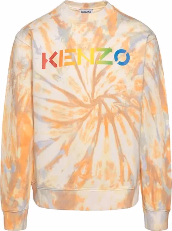 Kenzo Orange Cotton Sweatshirt