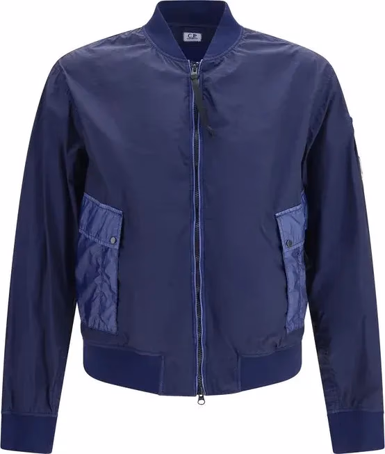 C.P. Company Blue Polyamide Bomber