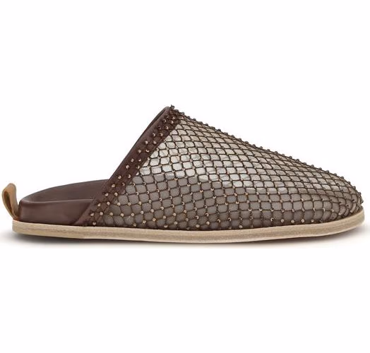 Forte_Forte Brown Calf Leather Bos Taurus Mules