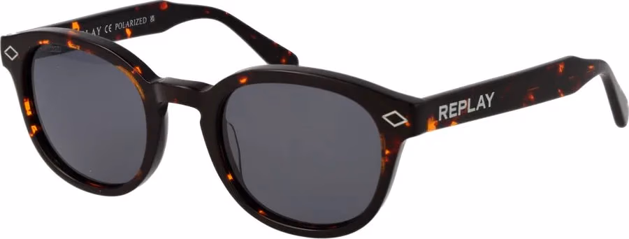Replay Brown Acetate Sunglasses