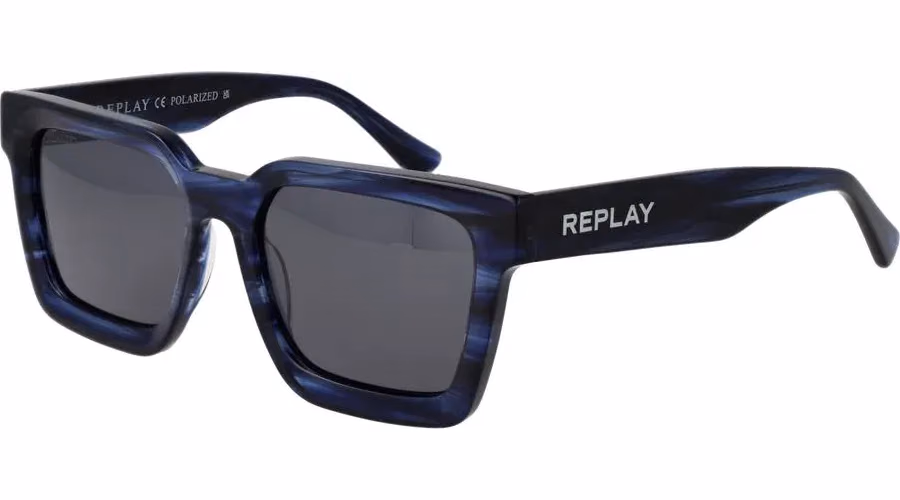 Replay Blue Acetate Sunglasses