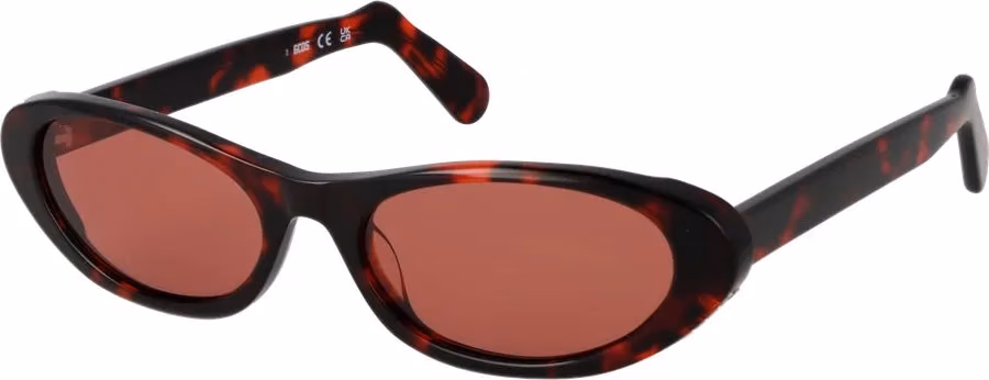 GCDS Black Plastic Sunglasses