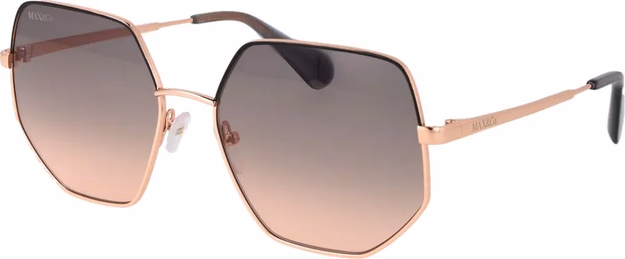 Max & Co Rose Gold Metal Sunglasses