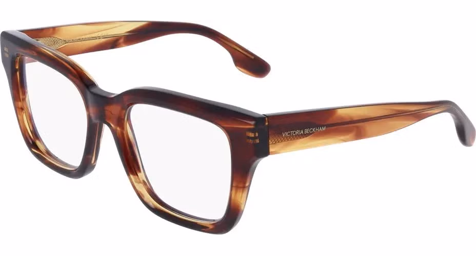 Victoria Beckham Brown Plastic Glasses (Frames)
