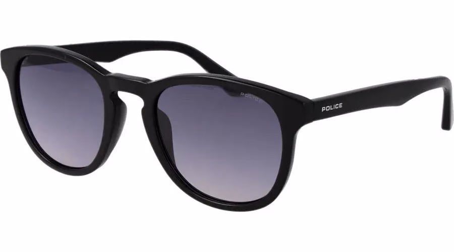 Police Black Cellulose Acetate Sunglasses