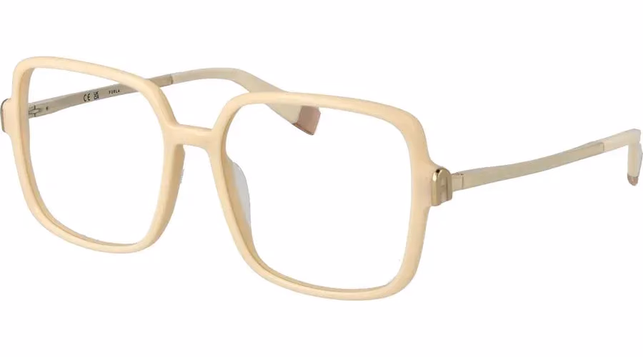 Furla Beige Cellulose Acetate Glasses (Frames)