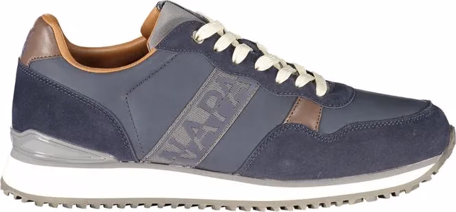 Napapijri Blue Polyester Men's Sneaker