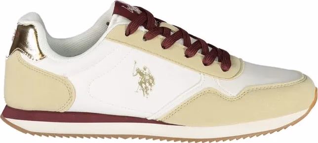U.S. POLO ASSN. White Polyurethane Women's Sneaker