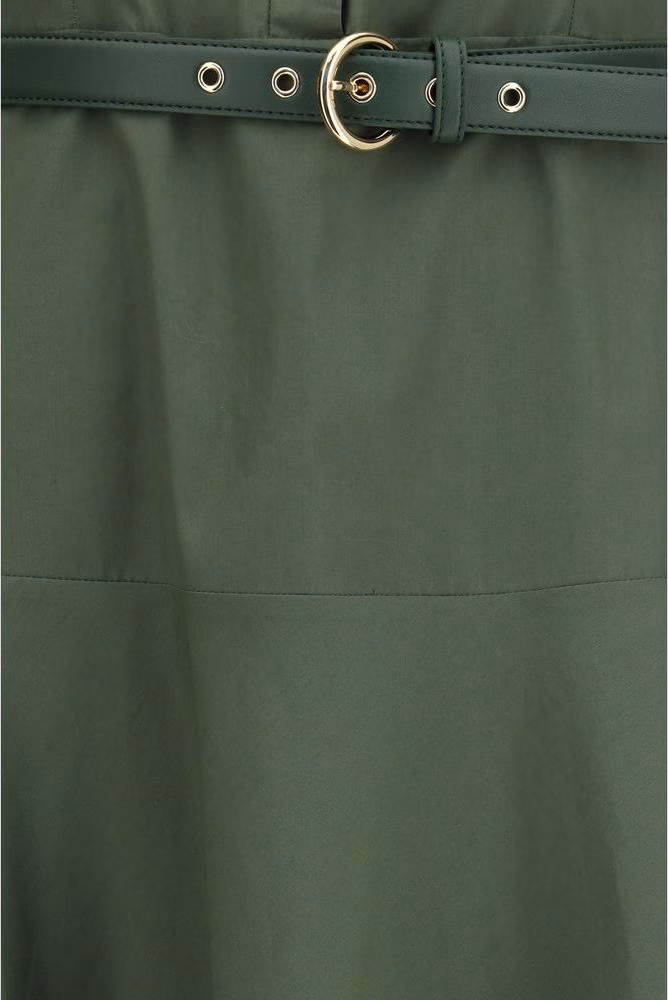 Max Mara Bicolor Cotton Casual Dress