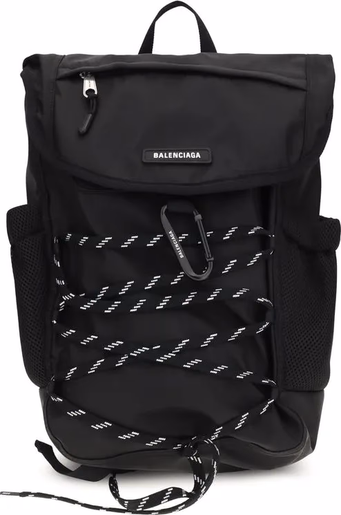 Balenciaga Black Nylon Backpack