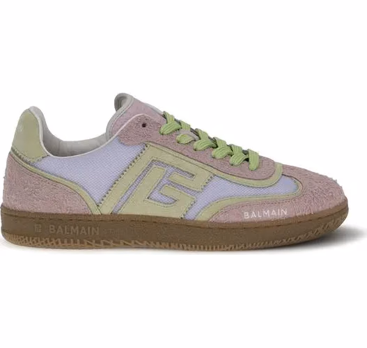 Balmain Multicolor Calf Leather Bos Taurus Athletic Sneakers