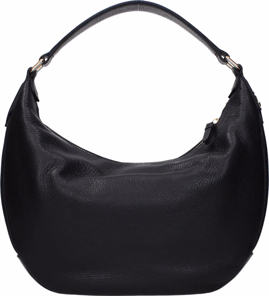 Jimmy Choo Black Leather Shoulder Bag