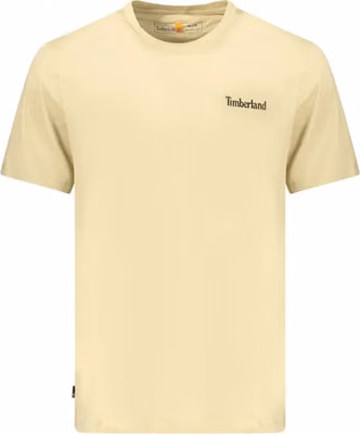 Beige Cotton Men's T-Shirt
