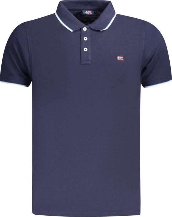 Norway 1963 Blue Cotton Men's Polo Shirt