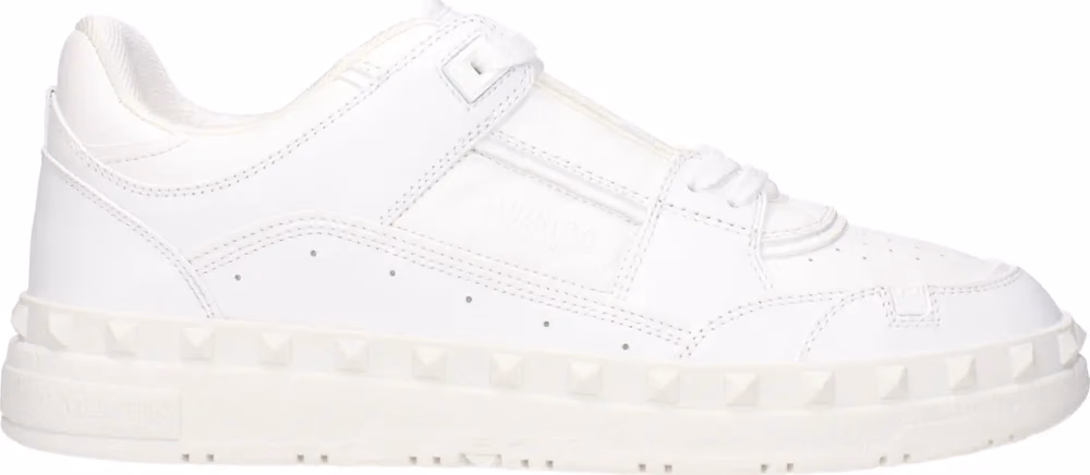 Valentino Garavani White Leather Sneakers