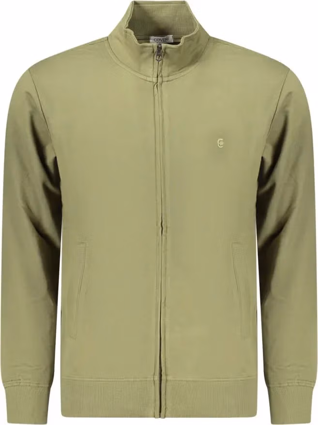 Coveri Moving Green Cotton Men's Sweatshirt