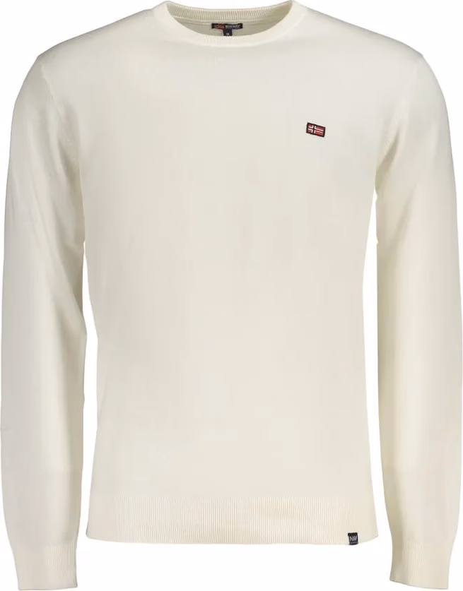 Norway 1963 Bianco Cotton Men's Maglia