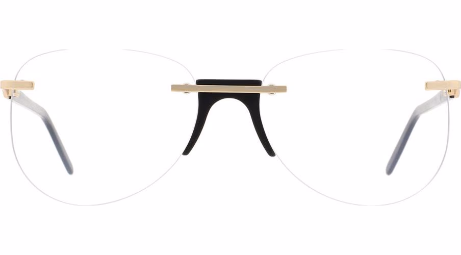 Andy Wolf Black Metal & Plastic Glasses (Frames)