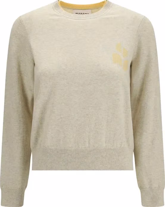 Isabel Marant Étoile Beige Wool Oves Aries Sweatshirt