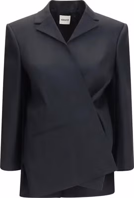 Black Wool Oves Aries Full-Length Jacket
